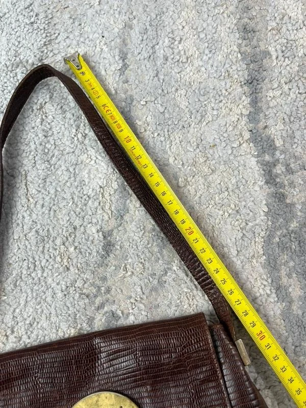 Bolsa Carolina Herrera Vintage Castanha Couro – photo 15